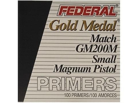 1-19 Federal Premium Gold Medal Small Pistol Magnum Match Primers